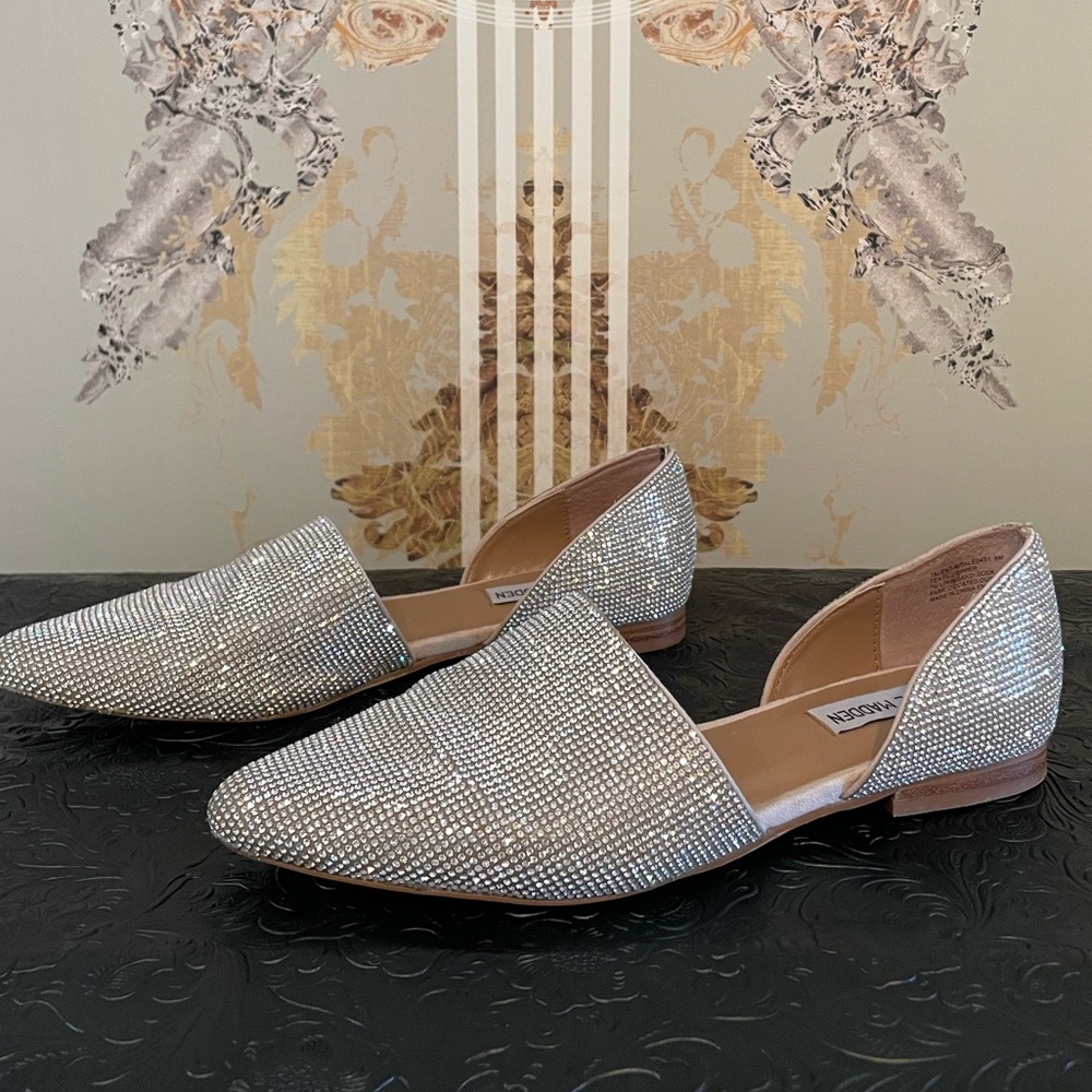 Steve Madden Flats with Rhinestones
